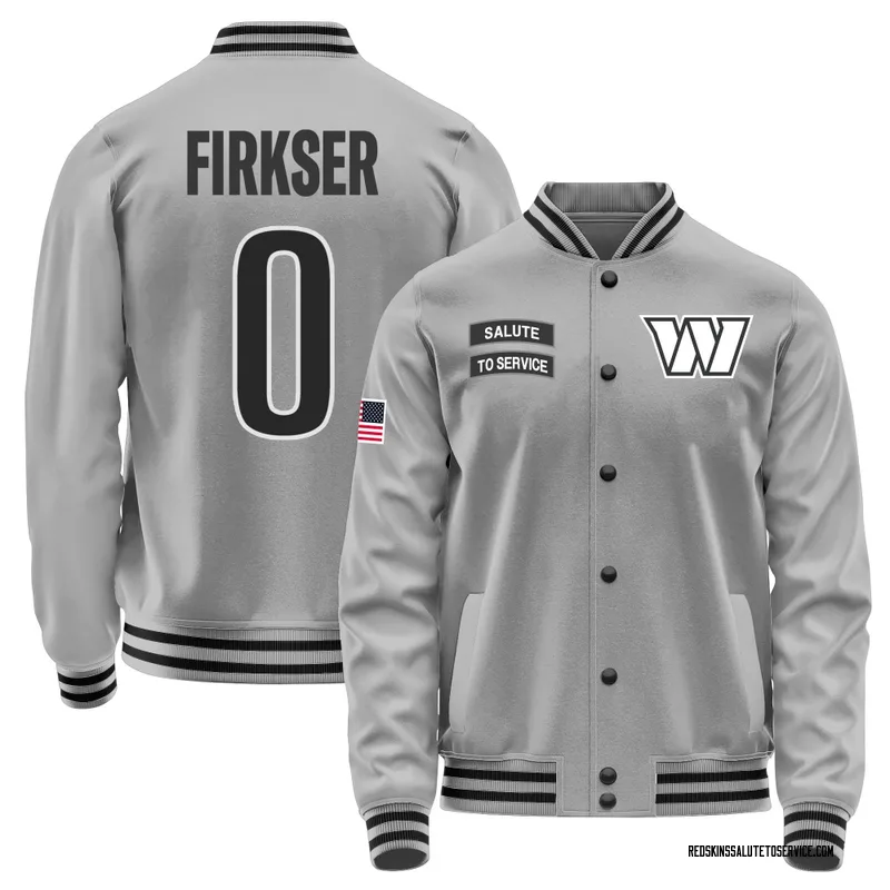 Men's Anthony Firkser Washington Commanders Gray Salute to Service Performance Jacket