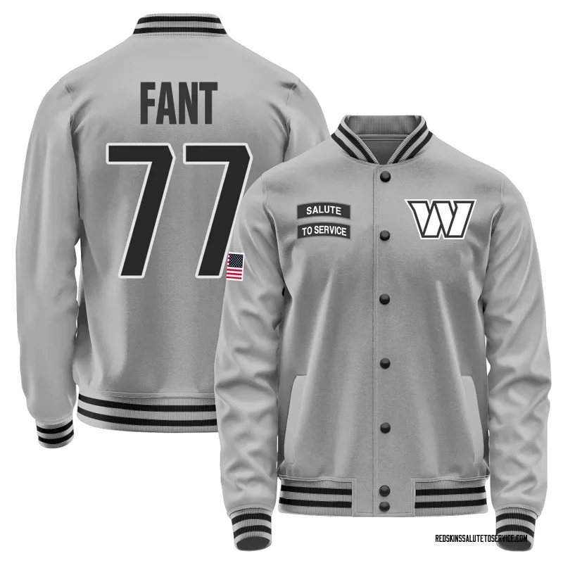 Men's George Fant Washington Commanders Gray Salute to Service Performance Jacket