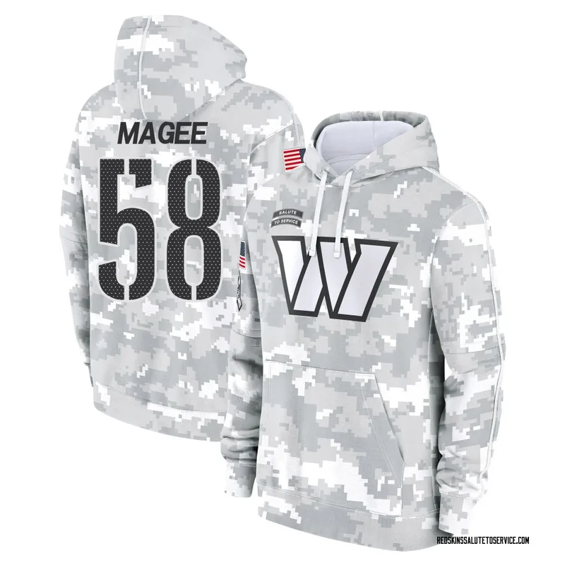 Men's Jordan Magee Washington Commanders Camo Arctic 2024 Salute to Service Club Fleece Pullover Hoodie