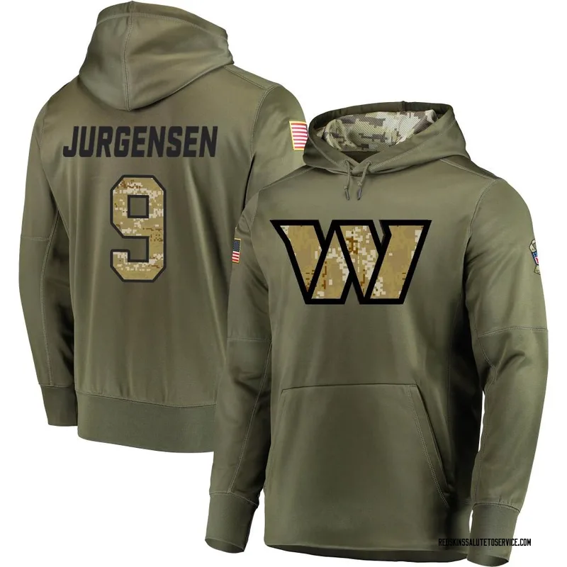 Army green redskins hoodie top