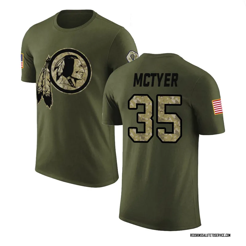 Men's Torry McTyer Washington Football Team Legend Olive Salute to Service T-Shirt