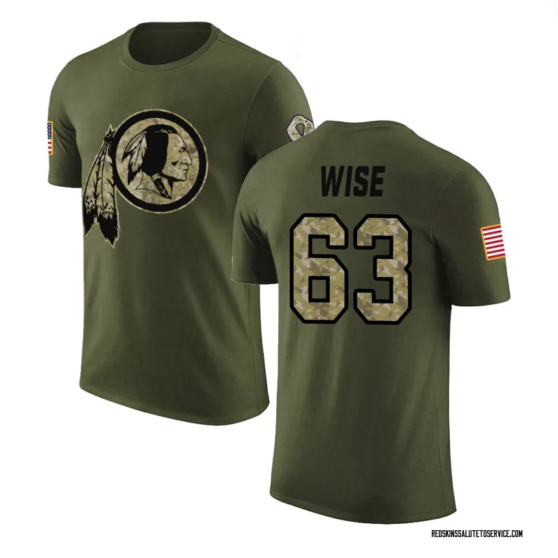 Youth Daniel Wise Washington Football Team Legend Olive Salute to Service T-Shirt